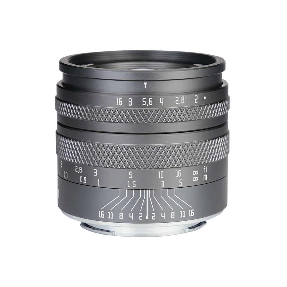 50mm F2.0 Full-frame Portrait Lens for E/FX/EOS-R/EOS-M/L/M43/Z